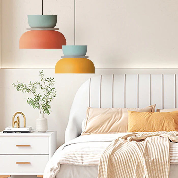 Lampe Suspendue Nordique Dulcy | Éclairage Color Block Moderne