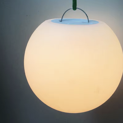 Lampe Solaire Sphère Étanche – Capteur Crépusculaire