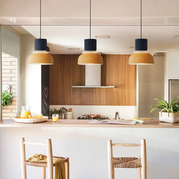 Lampe Suspendue Nordique Dulcy | Éclairage Color Block Moderne