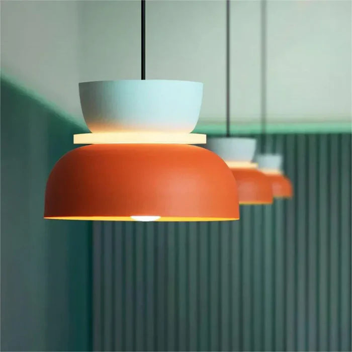Lampe Suspendue Nordique Dulcy | Éclairage Color Block Moderne
