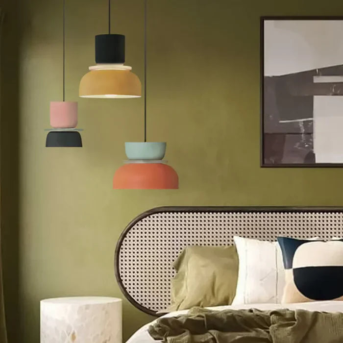 Lampe Suspendue Nordique Dulcy | Éclairage Color Block Moderne