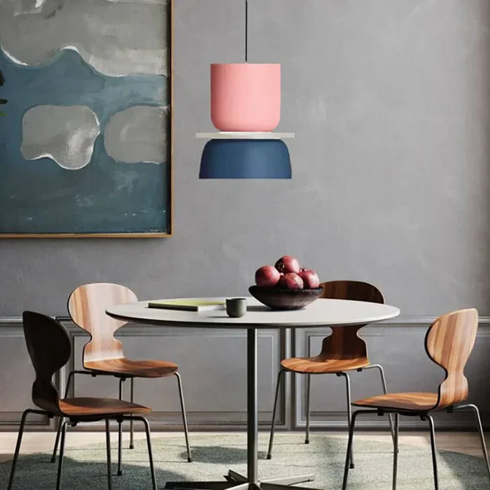 Lampe Suspendue Nordique Dulcy | Éclairage Color Block Moderne