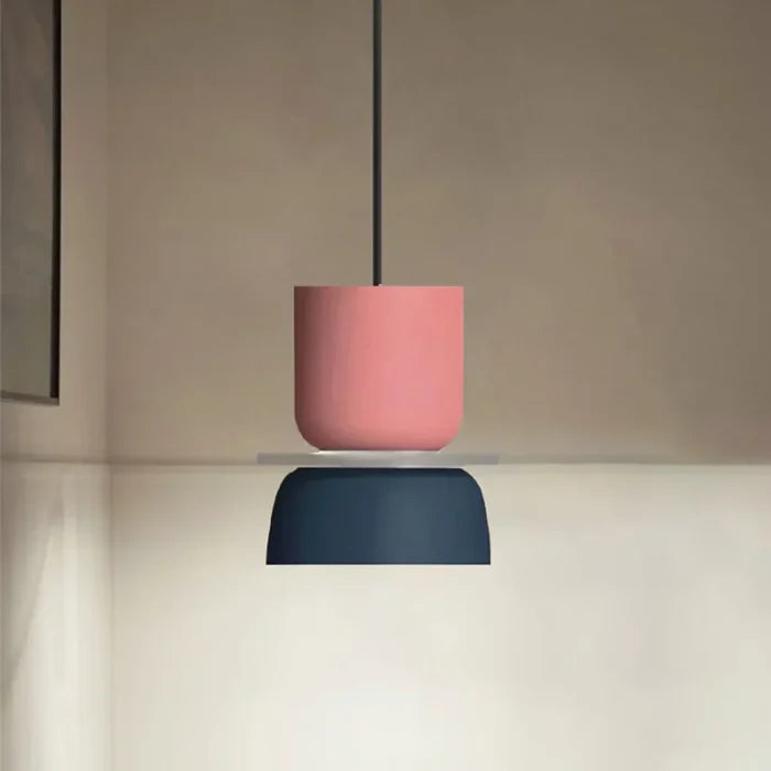 Lampe Suspendue Nordique Dulcy | Éclairage Color Block Moderne