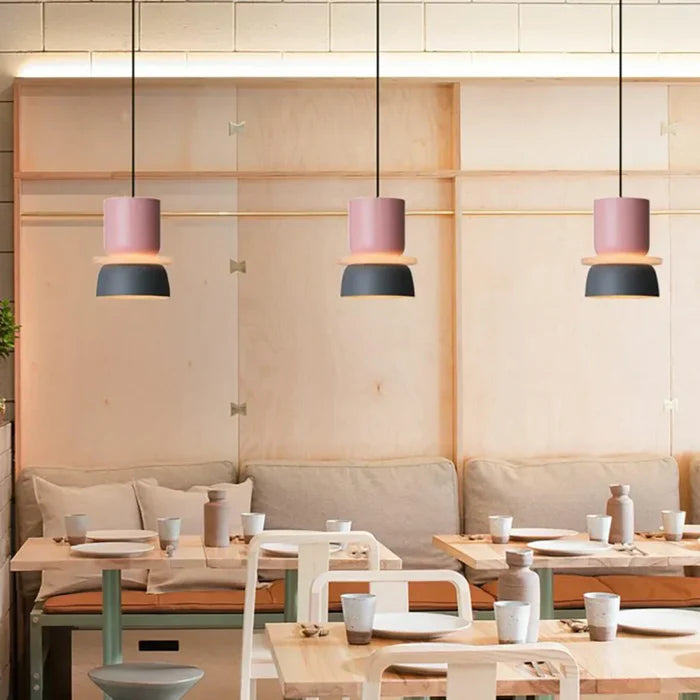 Lampe Suspendue Nordique Dulcy | Éclairage Color Block Moderne