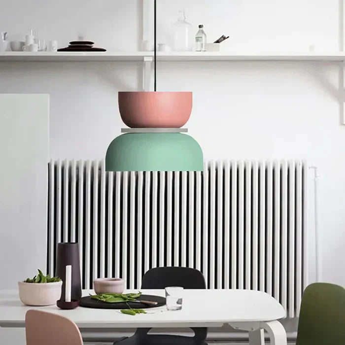 Lampe Suspendue Nordique Dulcy | Éclairage Color Block Moderne