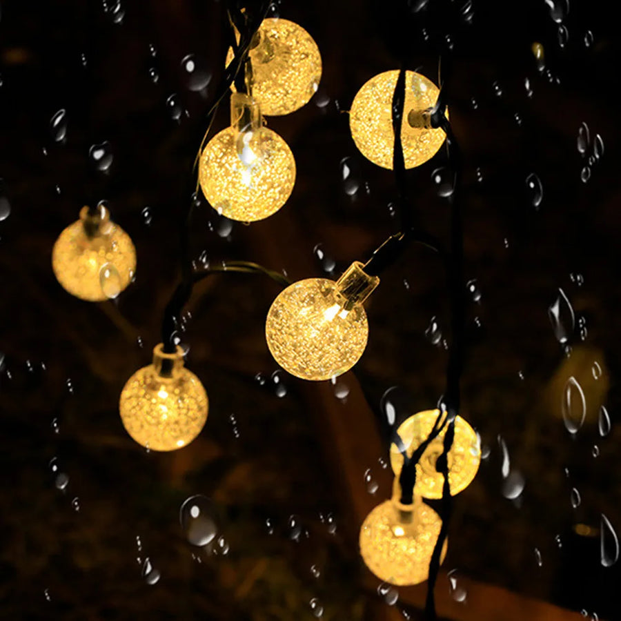 Lumières scintillantes solaires
