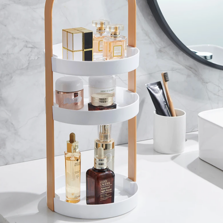 Organisateur de cosmétiques empilable