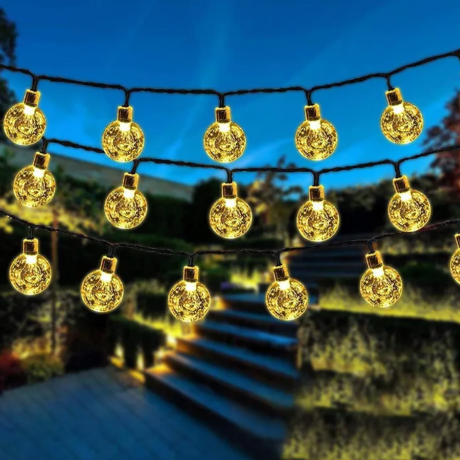 Lumières scintillantes solaires