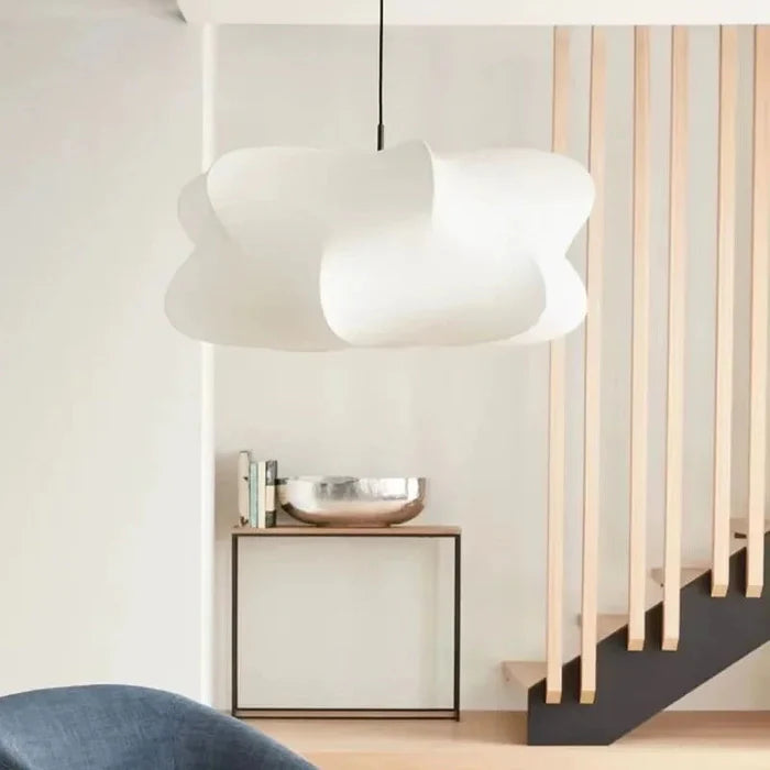 Lampe Suspendue Japonaise en Soie Wabi Sabi