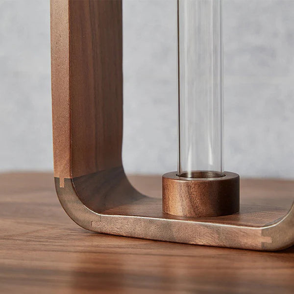 Propagateur décoratif en bois – Vases à boutures suspendues