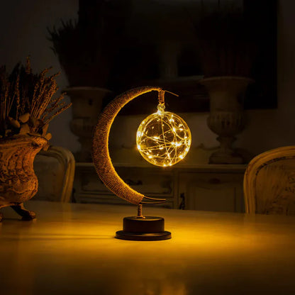 Lampe Lune Enchantée | Éclairage Magique et Décoratif