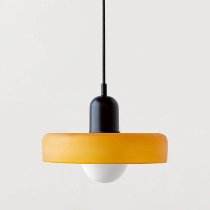 Lampe Suspendue Bauhaus en Verre Coloré – Suspension Design Moderne pour Intérieur Élégant