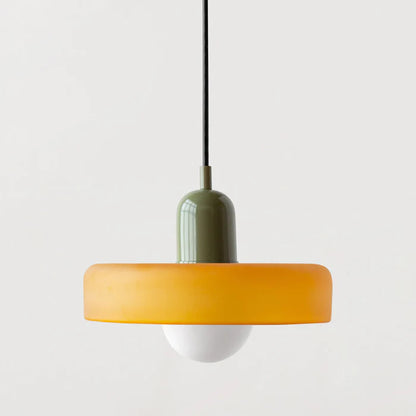 Lampe Suspendue Bauhaus en Verre Coloré – Suspension Design Moderne pour Intérieur Élégant