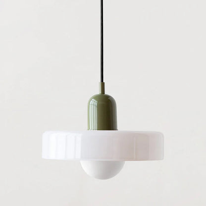 Lampe Suspendue Bauhaus en Verre Coloré – Suspension Design Moderne pour Intérieur Élégant