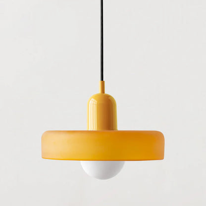 Lampe Suspendue Bauhaus en Verre Coloré – Suspension Design Moderne pour Intérieur Élégant