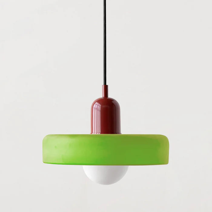 Lampe Suspendue Bauhaus en Verre Coloré – Suspension Design Moderne pour Intérieur Élégant