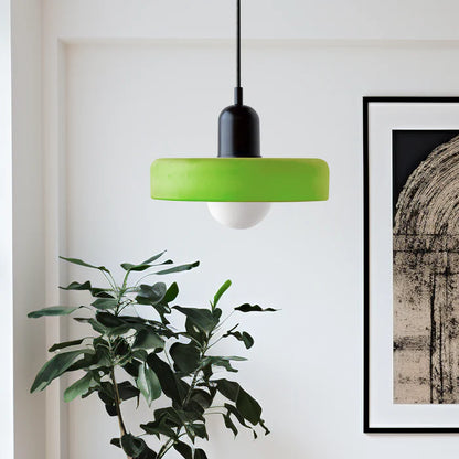 Lampe Suspendue Bauhaus en Verre Coloré – Suspension Design Moderne pour Intérieur Élégant