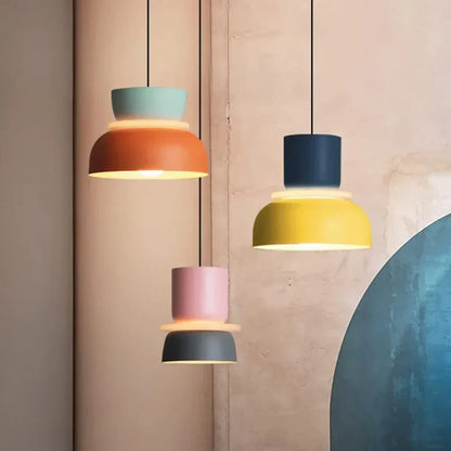 Lampe Suspendue Nordique Dulcy | Éclairage Color Block Moderne