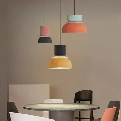 Lampe Suspendue Nordique Dulcy | Éclairage Color Block Moderne