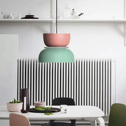 Lampe Suspendue Nordique Dulcy | Éclairage Color Block Moderne
