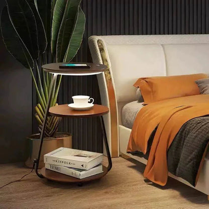 Table LED avec Recharge Sans Fil