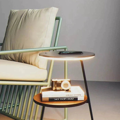 Table LED avec Recharge Sans Fil