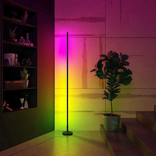 Lampadaire LED Multicolore - avec Télécommande et Application
