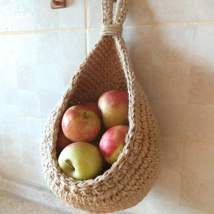 Panier de boîte de rangement suspendu tissé